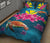 Hawaii Plumeria Kanaka Turtle Sea Quilt Bed Set - Polynesian Pride