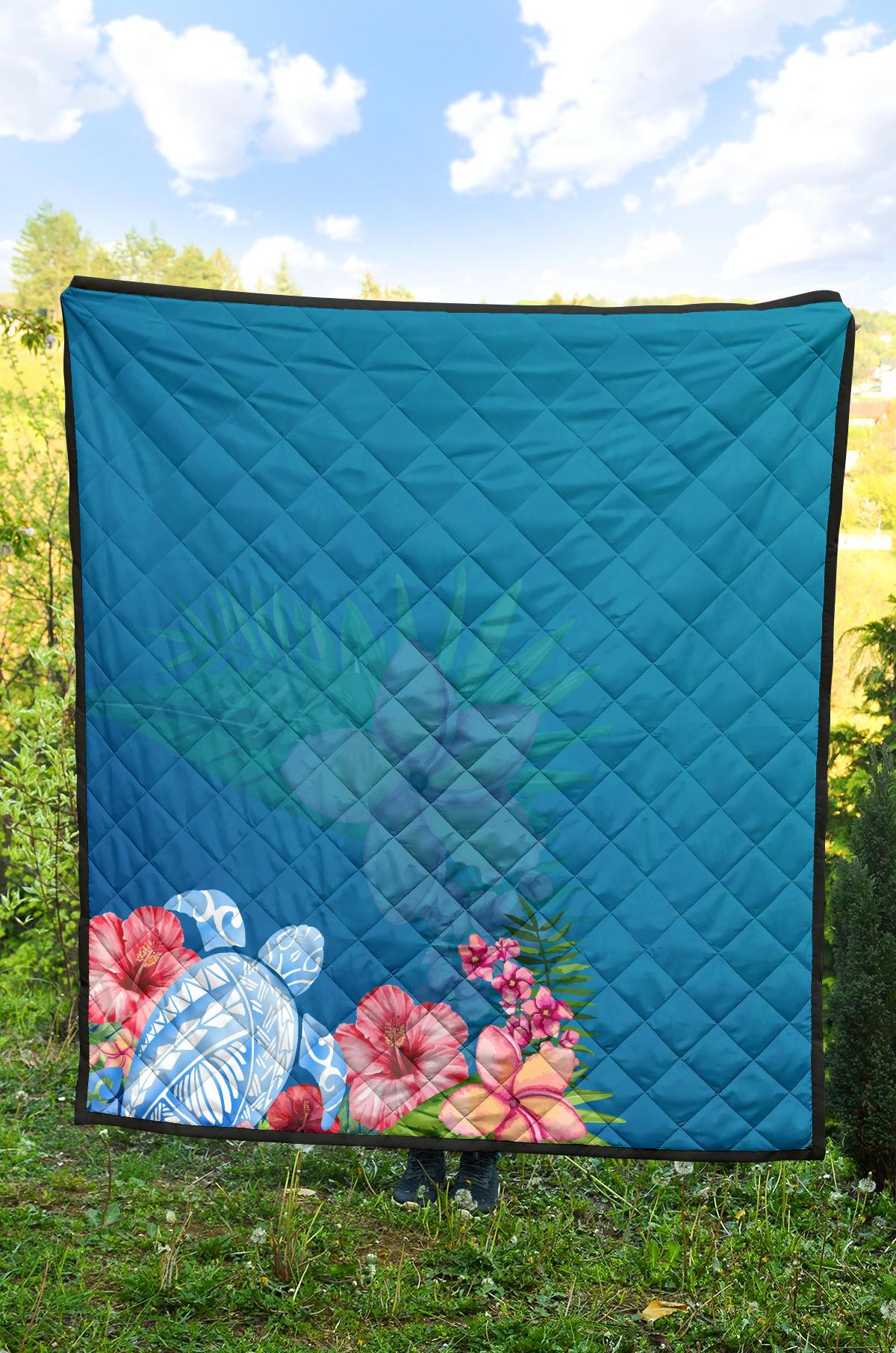 Polynesian Turtle Premium Quilt - Polynesian Pride