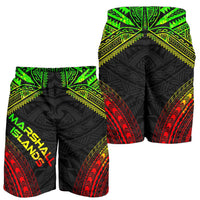 Marshall Islands Men's Shorts - Polynesian Chief Reggae Version - Polynesian Pride