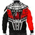 Tonga Bomber Jacket - It's In My DNA White Red Color - Polynesian Pride