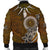 Chuuk Men's Bomber Jacket - Polynesian Boar Tusk - Polynesian Pride