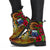 Samoa Polynesian Leather Boots - Hibiscus Vintage - Polynesian Pride