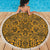 Polynesian Beach Blanket Yellow Black - Polynesian Pride