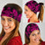 Hawaii Map Turtle Ohana Hibiscus Kakau Polynesian Bandana 3 - Pack - Pink - Polynesian Pride