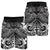 Polynesian Wallis and Futuna Men's Shorts - White Shark Polynesian Tattoo - Polynesian Pride