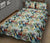 Hawaii Quilt Bed Set Seamless Tropical Flower Plant And Leaf AH - Polynesian Pride