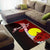 Palau Polynesian Custom Personalised Area Rug - Coat Of Arm With Hibiscus - Polynesian Pride