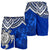 Tonga Polynesian Shorts (Men) - Blue Turtle - Polynesian Pride