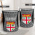 Fiji Custom Personalised Laundry Basket - Tapa Pattern Sport Style - Polynesian Pride