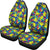 Hawaii Tropical Pattern Mix Car Seat Cover Universal Fit Yellow - Polynesian Pride