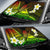 American Samoa Auto Sun Shades - Coat Of Arms With Plumeria Flowers - Polynesian Pride