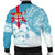 Fiji Polynesian Men's Bomber Jacket - Fiji Flag Fiji Flag with Coat of Arms - Polynesian Pride