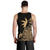 Guam Coconut Tree Men's Tank Top Gold K4 - Polynesian Pride