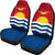 Kiribati Car Seat Covers - Kiribati Flag Micronesia Patterns - Polynesian Pride