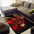 Tahiti Polynesian Area Rug - Plumeria Flowers And Waves - Polynesian Pride