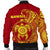 Hawaii Polynesian Personalised Men's Bomber Jacket - Vintage Polynesian Turtle (Red) - Polynesian Pride