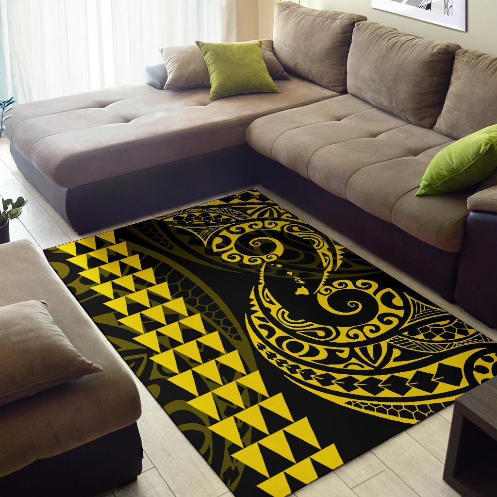 Hawaii Kakau Polynesian Rug - Polynesian Pride
