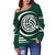 Polynesian Hawaii Women's Off Shoulder Sweater - Volleyball Hawaii Map - Polynesian Pride