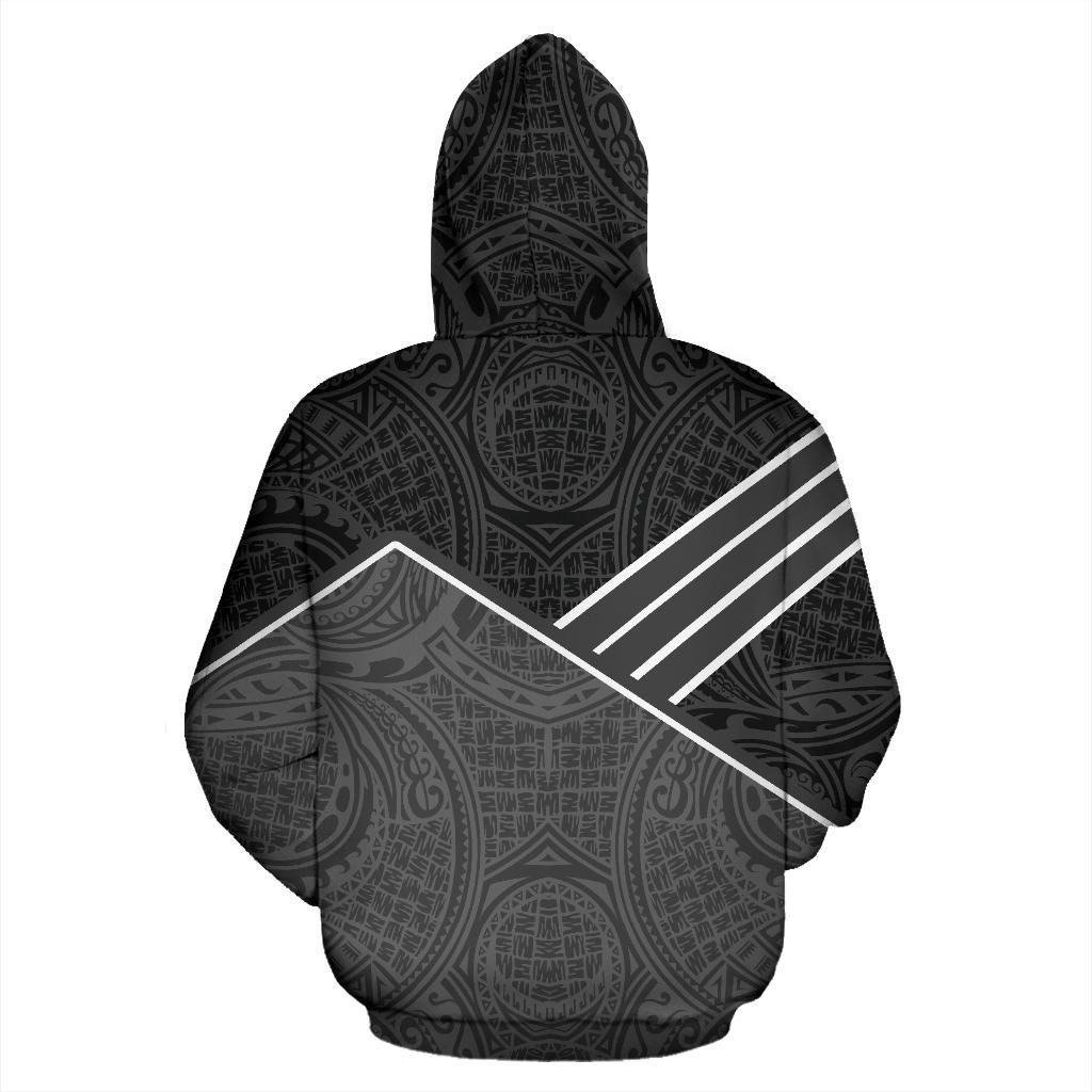 Hawaii Map Zip up Hoodie - Polynesian Pride