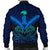 Maori Manaia New Zealand Men Bomber Jacket Blue - Polynesian Pride