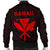 Hawaii Kakau Polynesian Kanaka Map Men's Bomber Jacket - Red - Polynesian Pride