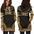 Wallis And Futuna Women's Hoodie Dress - Polynesian Gold Chief - Polynesian Pride