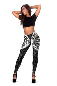 Polynesian Tattoo Style Legging 5 A7 - Polynesian Pride