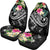 YAP Polynesian Car seat cover - Summer Plumeria (Black) - Polynesian Pride