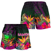 Samoa Women's Shorts - Summer Hibiscus - Polynesian Pride