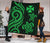 Wallis and Futuna Premium Quilt - Green Tentacle Turtle - Polynesian Pride