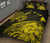 Hawaii Quilt Bed Set - Turtle Polynesian Map Plumeria Yellow - Polynesian Pride