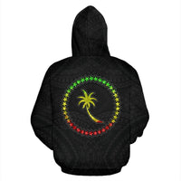 Chuuk Zip up Hoodie Micronesia Chuukese Warrior Reggae - Polynesian Pride