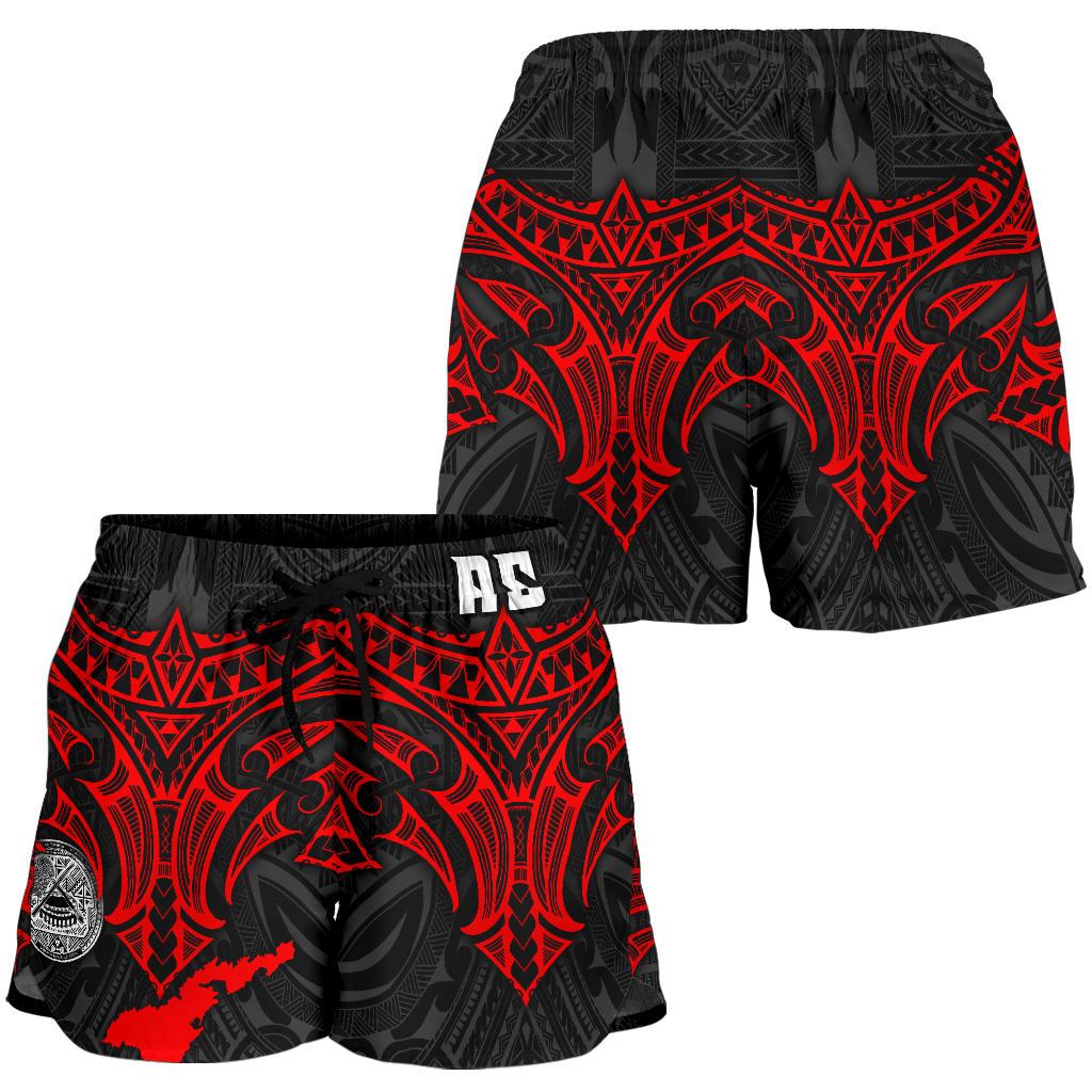 American Samoa Polynesian Women's Shorts - Whale Tail - Polynesian Pride