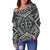 Polynesian Women's Off Shoulder Sweater 28 - Polynesian Pride