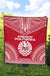 French Polynesia Premium Quilt - French Polynesia Polynesian Chief Red Version - Polynesian Pride