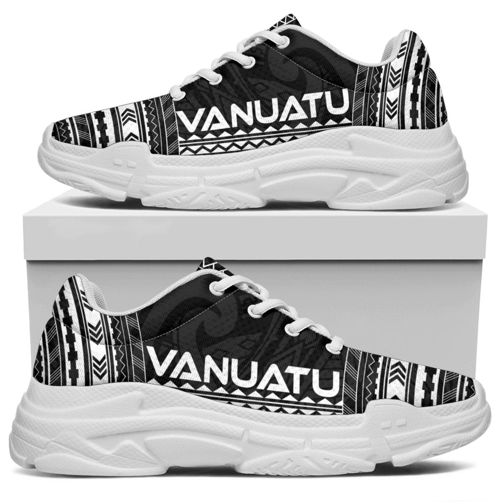 Vanuatu Chunky Sneakers - Polynesian Chief Black Version - Polynesian Pride