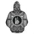 New Caledonia ll Over Hoodie New Caledonia Coat of rms Polynesian White Black - Polynesian Pride