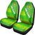 Cook Islands Car Seat Covers Polynesian Victorian Vibes Universal Fit Green - Polynesian Pride