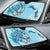 Guam Auto Sun Shades - Custom Personalised Polynesian Turtle Under The Sea - Polynesian Pride