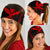 Hawaiian Bandana Kanaka Polynesian Bandana 3-Pack - Circle Style Red - Polynesian Pride