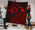 Hawaii Sea Turtle Is Swimming Toward Premium Quilt Red - Polynesian Pride