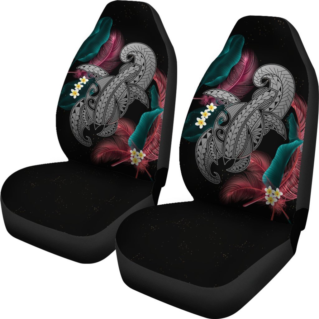 Hawaii Turtle Polynesian Tropical Car Seat Cover - Ghia Style Gray Universal Fit Gray - Polynesian Pride