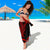 Turtle Hibiscus Polynesian Sarong Red - Circle Style - Polynesian Pride