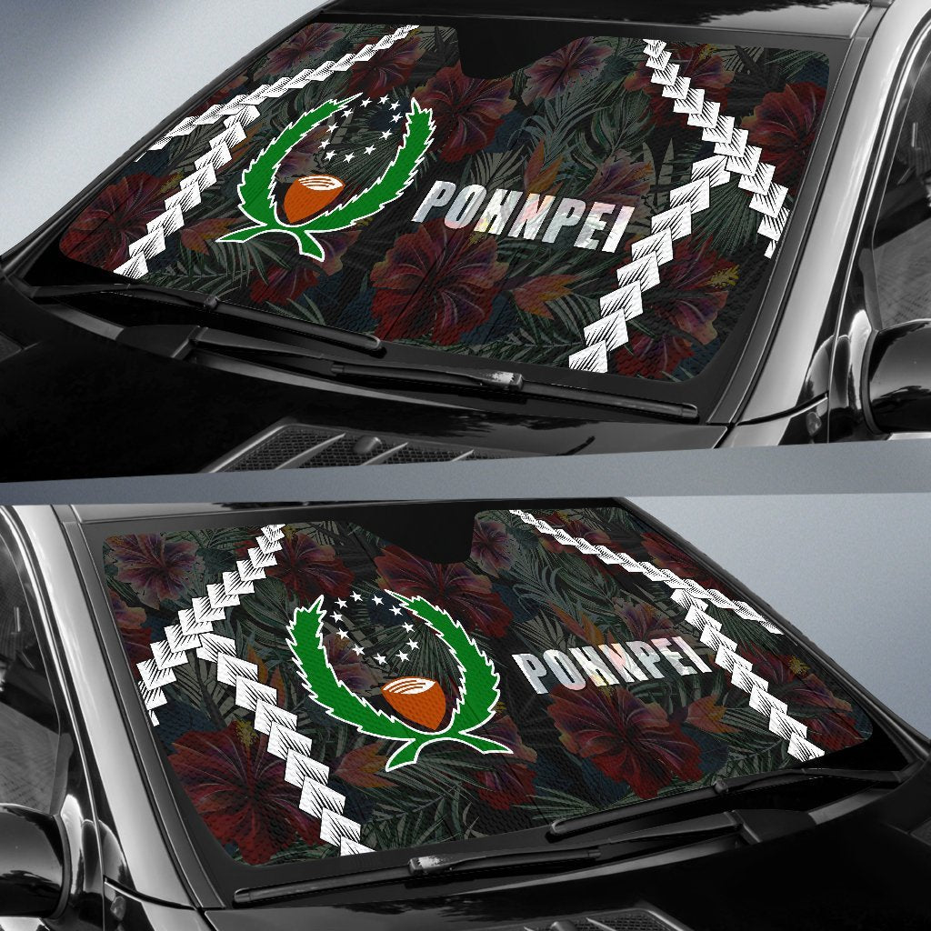Pohnpei Auto Sun Shades - Chain Polynesian - Polynesian Pride