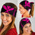 Hawaiian Bandana Kanaka Polynesian Bandana 3-Pack - Circle Style Pink - Polynesian Pride