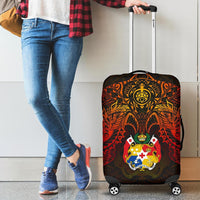 Tonga Polynesian Luggage Covers - Red Manta Ray RED - Polynesian Pride