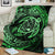 Hawaiian Turtle Polynesian Green Premium Blanket - Polynesian Pride