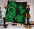 Vanuatu Premium Quilt - Green Tentacle Turtle - Polynesian Pride