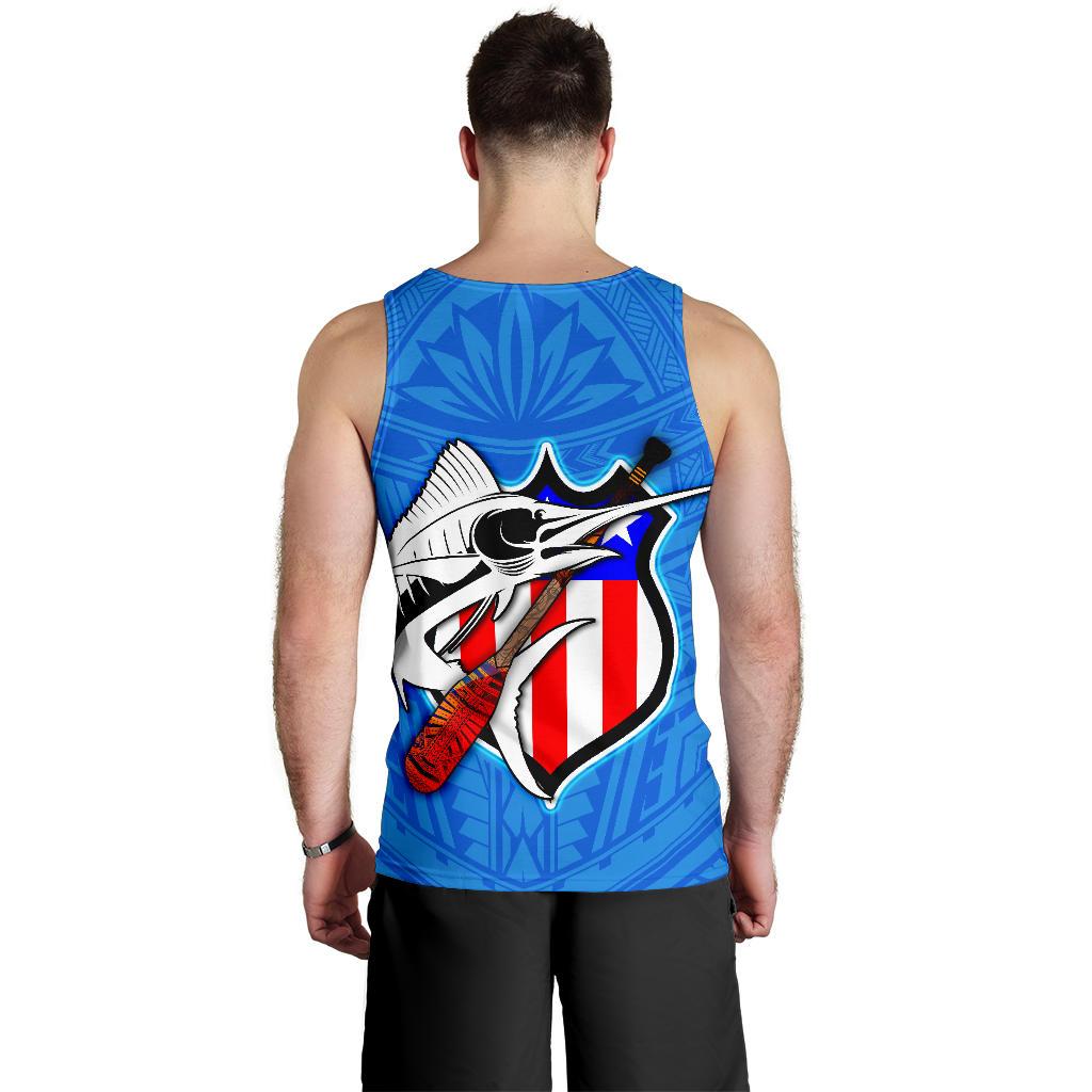 American Samoa Polynesian Men's Tank Top - Iseulaolemoana Fagatogo - Polynesian Pride