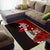 Fiji Polynesian Area Rug - Coat Of Arm With Hibiscus - Polynesian Pride